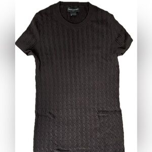 Banana Republic Brown Cable Knit Sweater
